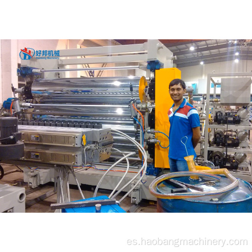 Línea de máquinas de productos de láminas de espuma de PVC